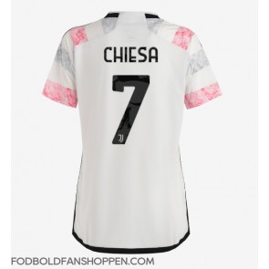 Juventus Federico Chiesa #7 Udebanetrøje Dame 2023-24 Kortærmet